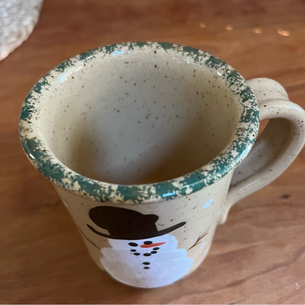 Three Rivers Pottery Snowman Mug - Picture 2 of 6